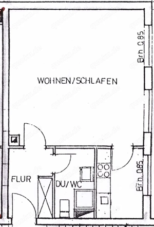1 großes Zi, Küche, Bad (44qm) möblierte Wohnung+ Keller ab 01.05.2026 in Ludwigshafen zu vermieten 