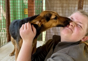 Moka, z. Zt,  in Ungarn, ist jung, freundlich und bereit für das Leben. 