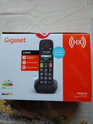 Gigaset  E 290HX schwarz      Wie Neu