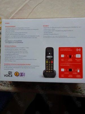 Gigaset  E 290HX schwarz      Wie Neu Bild 2