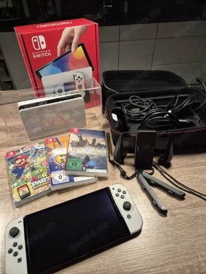 Nintendo switch Oled modell spielkonsole mit spiel 
