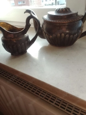 1 Teerkännchen+ Milchkännchen von Wirths Solingen  Bild 2