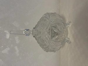 Original Anna Hütte Bonboniere Vintage (Echt Bleikristall mit Deckel)