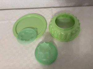Original Tupperware Puddingform   Dessertform grün   Vintage mit Einsatz