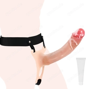  QRRQ Umschnallpenis für Männer Echte Penisverlängerung Penisring-Design Verlängert den Geschlechtsv