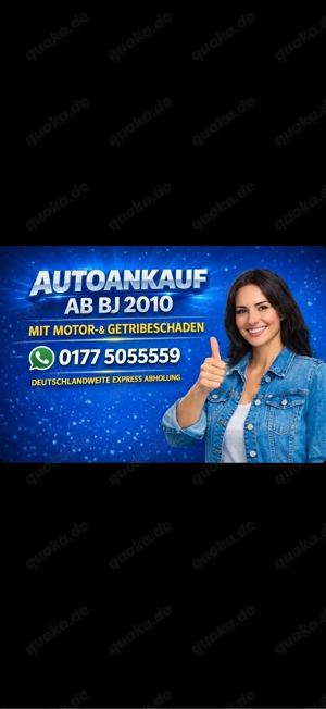 Autoankauf Bundesweit   Motorschaden Tüv fällig Unfall Getriebeschaden suche kaufe Kfz Pkw Export 