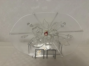 Walther Glas Servierplatte, Vintage