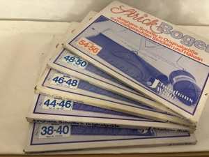 5 Original Junghans Wolle Chic Bogen   Strickbögen, Vintage 60er Jahre