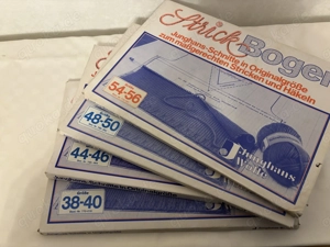 5 Original Junghans Wolle Chic Bogen   Strickbögen, Vintage 60er Jahre