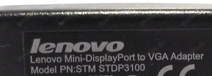 Lenovo Mini-Display Port to VGA Adapter - STM STDP3100 Bild 3
