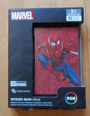 Seagate FireCuda Gaming HDD - Spider-Man Special Edition 2 TB NEU