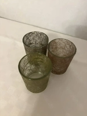 3 dekorative Windlichter   Teelichthalter Bild 3