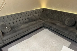 Ecksofa 300 cm   250 cm ohne Füße 