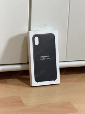 iPhone XS Lederhülle   Schwarz, mit OVP, Top Zustand