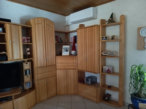 Anbauwand Wohnzimmer , Massiv Holz