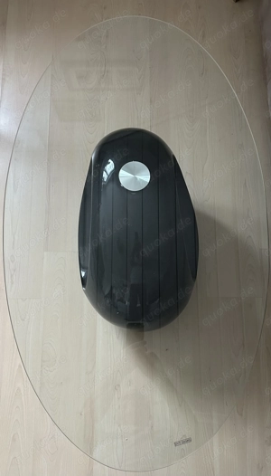 Ovaler Glastisch zu verkaufen