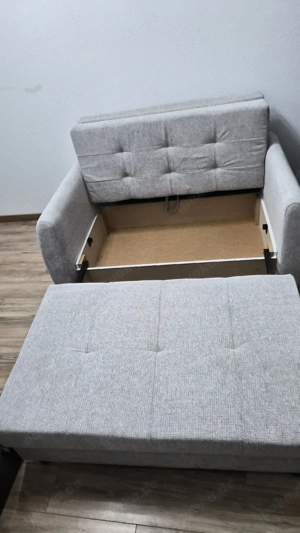 2xSchlafsofa Viva Art II (MIRJAN24), Grau, Wie neu, Inkl. Zubehör
