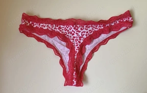 Getragener Leo-Slip mit Duft, XS, weiß-pink Bild 2