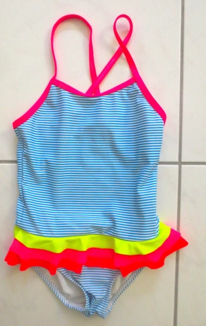 Kinderbadeanzug Badeanzug Kinder Mädchen Gr. 104 110 , Staccato Top Zustand