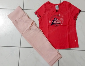 Kinder Schlafanzug Gr. 92 Mädchen von Sanetta, Tap Zustand  Bild 2