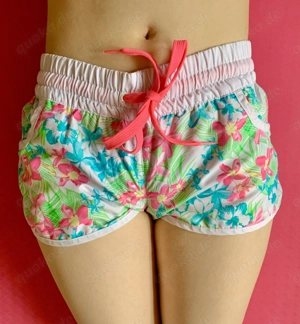 Bunte Duft-Shorts mit Blumen, Größe XS Bild 2