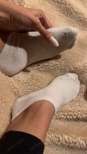 Socken weiß gebraucht 