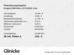 Peugeot 2008 E-2008 Allure Elektromotor 136 Bild 2
