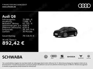 Audi Q8 50 TDI qu. 2x Sline*StdHz*Allradlenkung*8fach