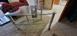 TV - Tisch  aus Glas zu verkaufen !