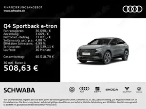 Audi Q4 e-tron s line 8-fach bereift