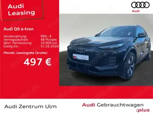 Audi Q6 e-tron 20 AHK LED+ NAVI 360 KEYL WÄPU 5J.GAR.