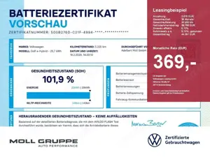 Volkswagen Golf GTE 1.5 eHybrid DSG ACC AHK AUT FLA HUD