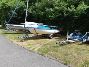 Conger Jolle segelbereit