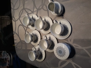 Rosenthal "Eisblume" Espresso Set 6 Personen