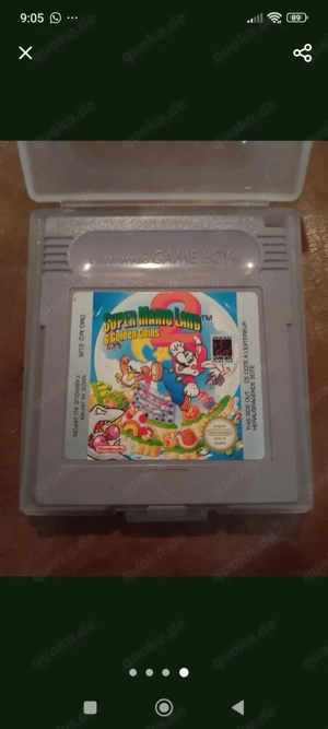 Gameboy Spiel super Mario Land 2 