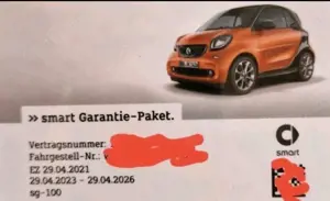 smart forFour EQ passion Cabrio Faltdach 22 KW Schnellader