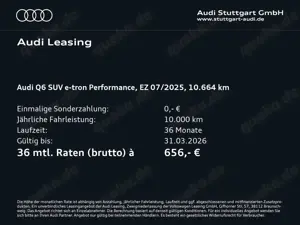 Audi Q6 e-tron performance Automatik Bild 2