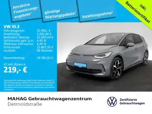 Volkswagen ID.3 Pro 150kW CCS IQ.Light Navi ParkAssist+ Rea