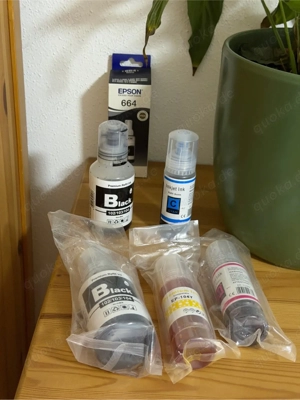 6er Druckerpatronen-Set   neu & OVP, 3  Schwarz + Farben