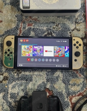 Nintendo Switch Oled Zelda Edition  Bild 3