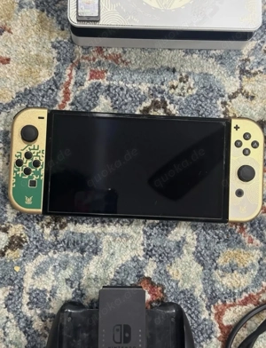 Nintendo Switch Oled Zelda Edition  Bild 2