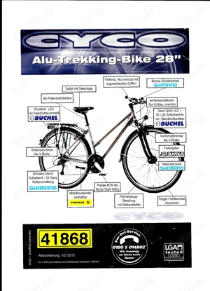 Damen-Trekking-Fahrrad
