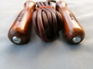 Springseil aus Leder 25  GreenHill m Griffgewichten