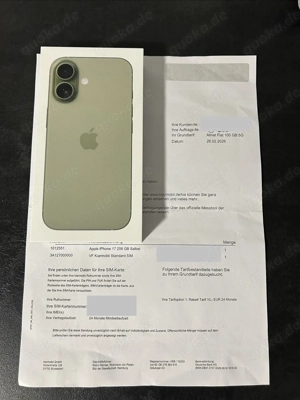 Apple iPhone 17 256GB mit apple tasche 