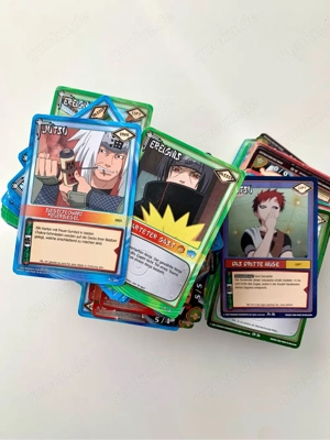 Naruto Karten Sammlung Konvolut Deutsch Original Anime Sasuke Gaara Sakura Itachi Akazuki