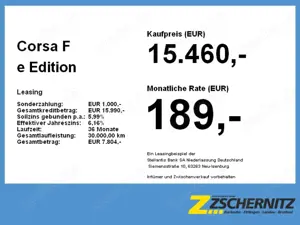 Opel Corsa F e Edition LED+SHZ+Fernlichtass.+Kam.+PDC Bild 4