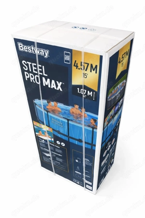 NEU Bestway  Steel Pro MAX  Frame Pool Komplett-Set   457x107 cm
