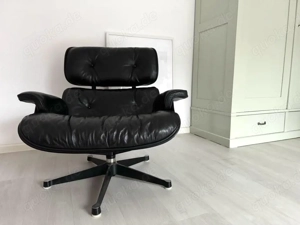 Herman Miller schwarz Original Lounge Chair Vitra Eames Leder