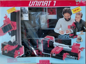 UNIMAT 1 Maschinenbaukasten zum Drehen, Fräsen und Bohren 