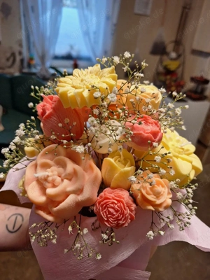 Kerzen Blumenstrauß 